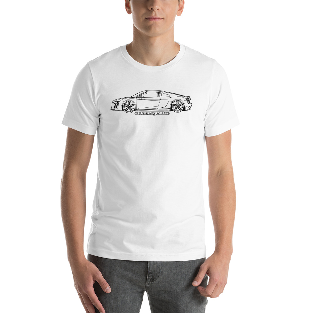 Audi R8 Gen 2 ouline T-Shirt | Exotic Insight