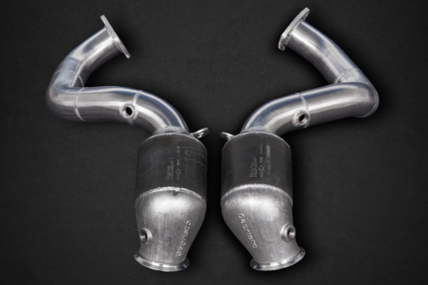 Aston Martin New Vantage/AMR - Cat Delete Downpipes (with Heat Blankets) - Image 3
