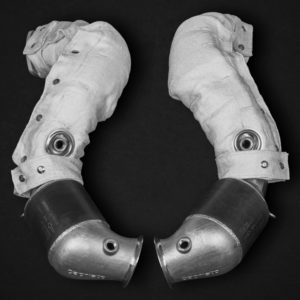 Aston Martin New Vantage/AMR - 200 Cell Sports Cat Downpipes (with Heat Blankets)