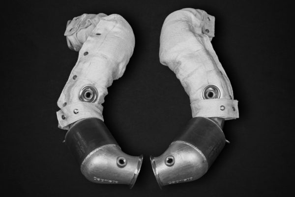 Aston Martin New Vantage/AMR - 200 Cell Sports Cat Downpipes (with Heat Blankets)